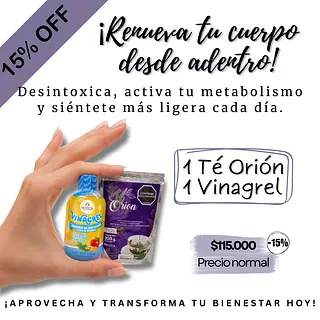 Kit Detox Té Orión + Vinagrel