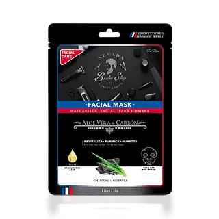 Mascarilla Facial Barber Shop Nevada - Caja X 5 Sobres