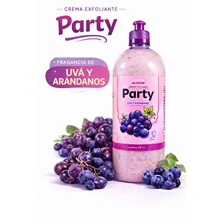 Crema Exfoliante Party – Uva Y Arándano