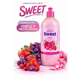 Crema Exfoliante Sweet – Chicle Y Frutos Rojos